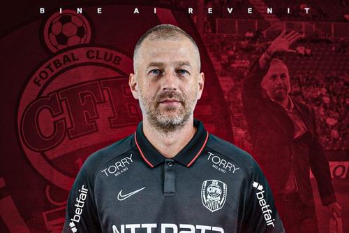 Edi Iordănescu, 42 de ani, este noul antrenor al lui CFR Cluj. Campioana României a anunțat numirea pe site-ul oficial.