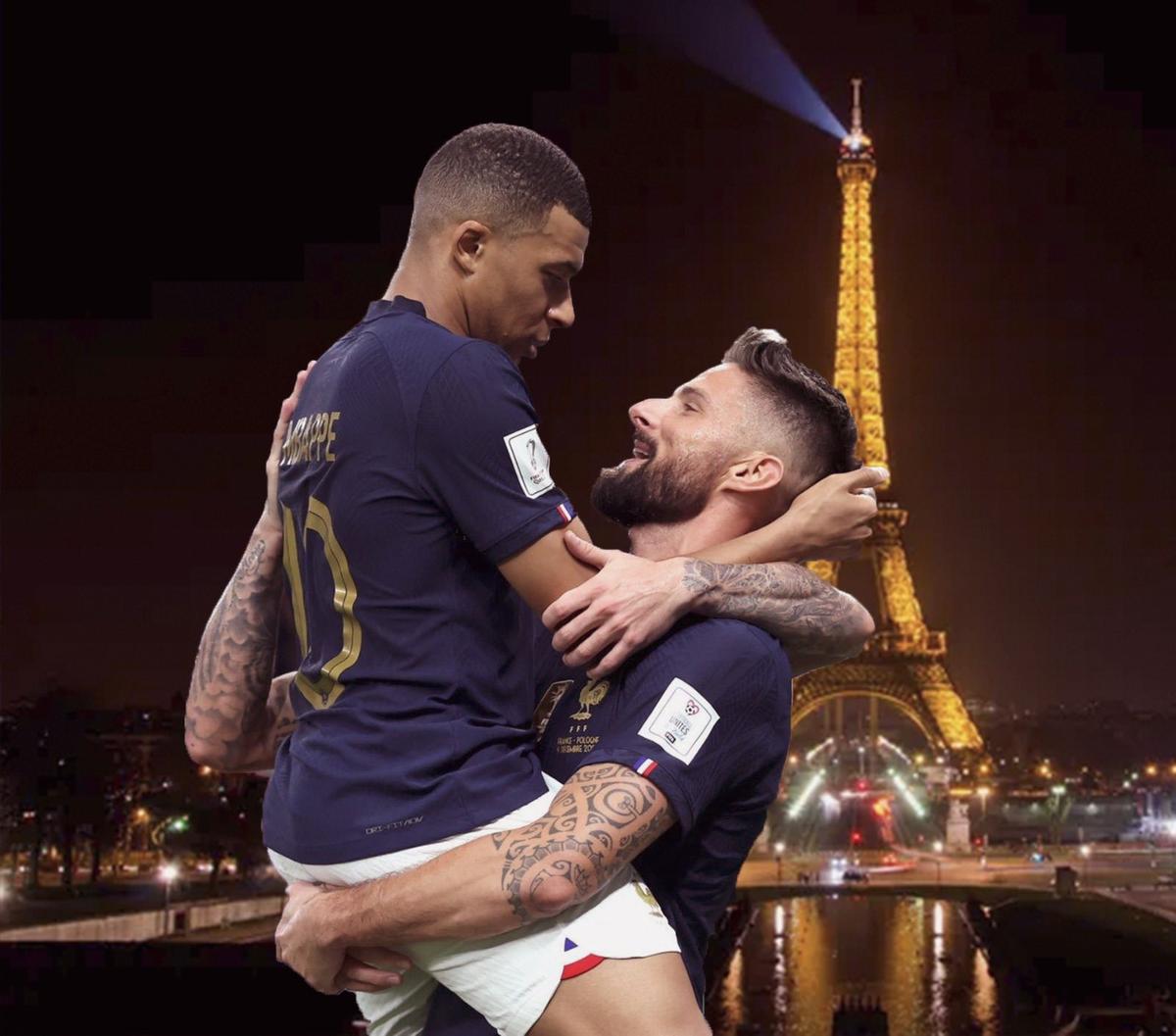 Giroud și Mbappe, imaginile zilei la Campionatul Mondial