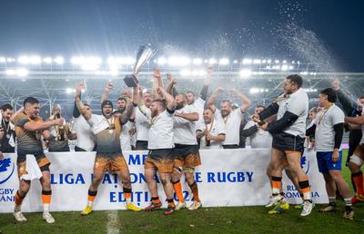 Știința Baia Mare a învins-o pe CSA Steaua în finala Ligii Naționale de rugby! Imagini spectaculoase de pe „Arcul de Triumf”