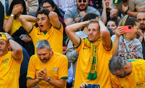 Fani ai naționalei Australiei.
Foto: Imago