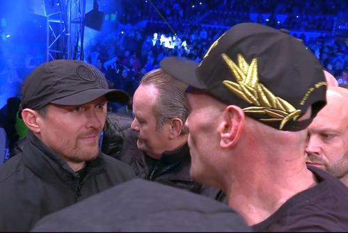 Tyson Fury l-a provocat pe Oleksandr Usyk/ foto: captură Twitter
