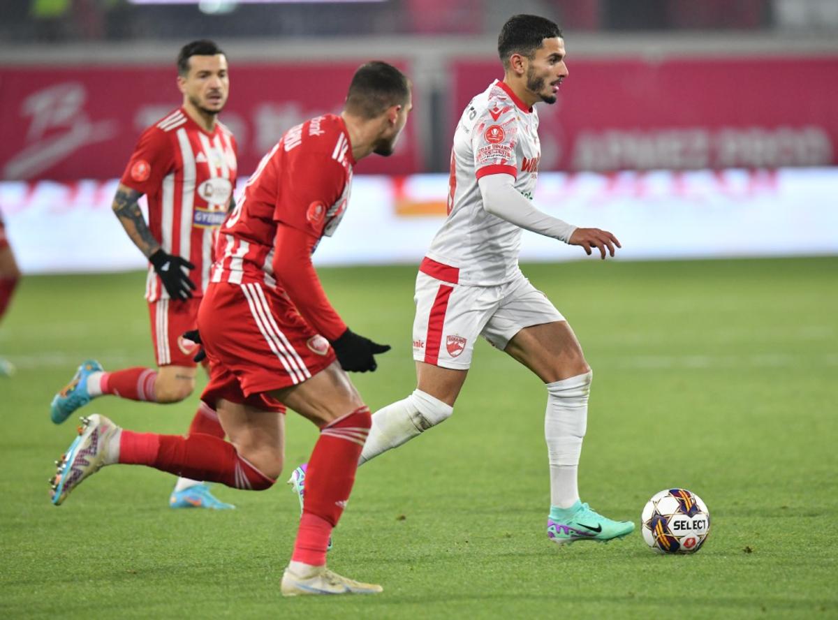 Marius Ștefănescu, analiză după ce a înscris de două ori în poarta lui Dinamo: „Am mai avut câteva ocazii și trebuia să închidem jocul”