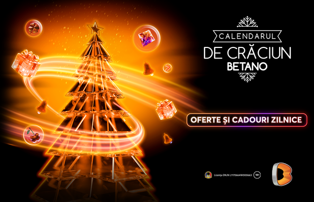 Dăm startul Calendarului de Crăciun Betano. Să ningă cu recompense în fiecare zi!
