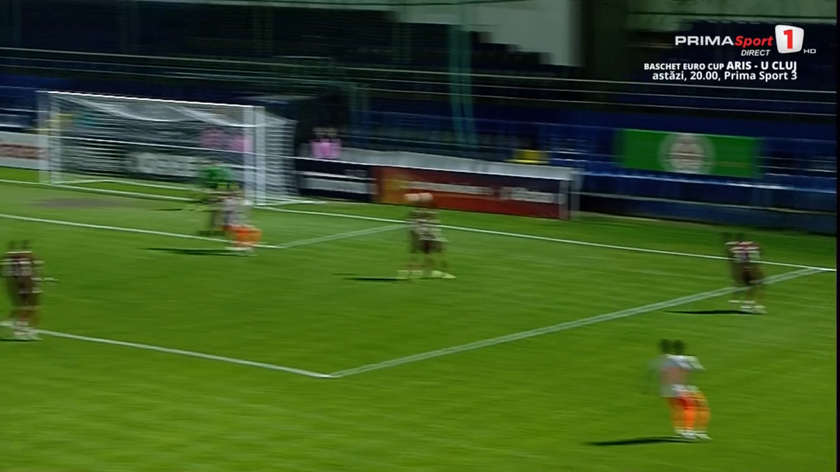 Penalty impardonabil comis de Matei Ilie în Metaloglobus - CFR Cluj