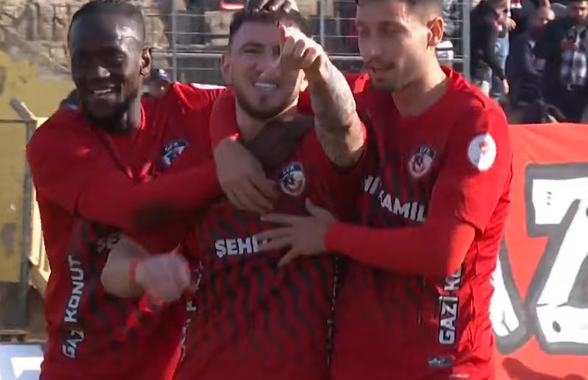 Deian Sorescu, gol superb de la 30 de metri în Cupa Turciei