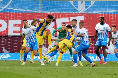 În tur, Universitatea Craiova s-a impus cu 2-0 în fața „găzarilor” // foto: Ionuț Iordache (GSP)