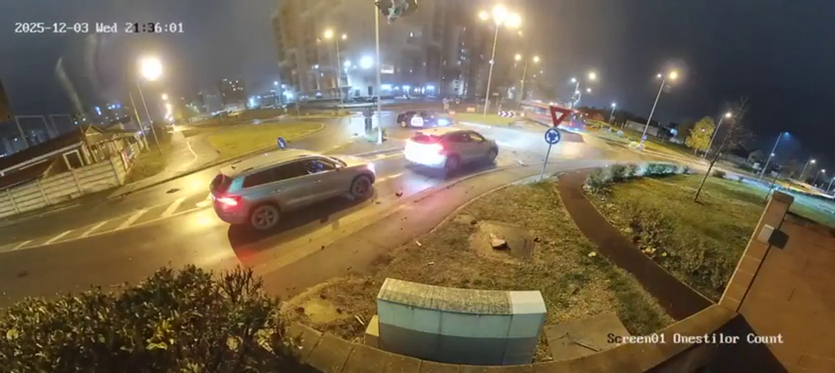 Accident șocant în Oradea