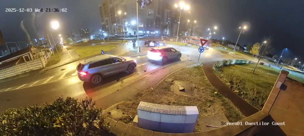 Accident șocant în Oradea