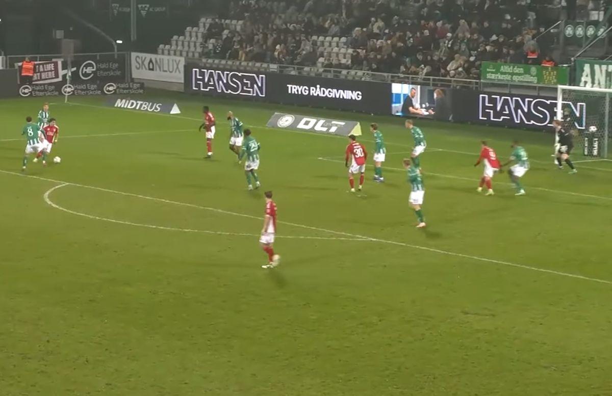 Alexi Pitu a înscris în Viborg - Vejle