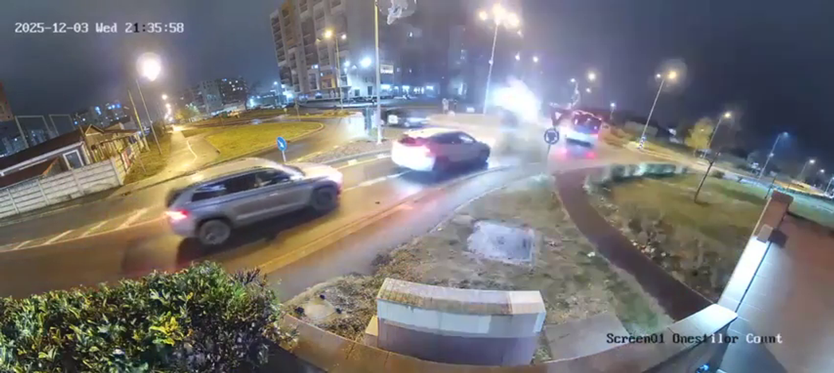 Accident șocant în Oradea