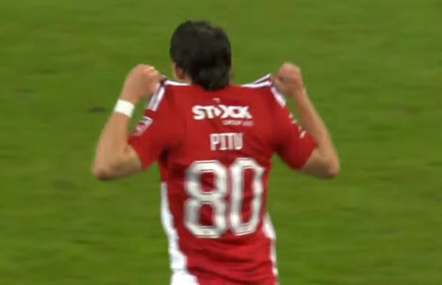 Alexi Pitu a înscris un gol superb, dar echipa lui a fost zdrobită