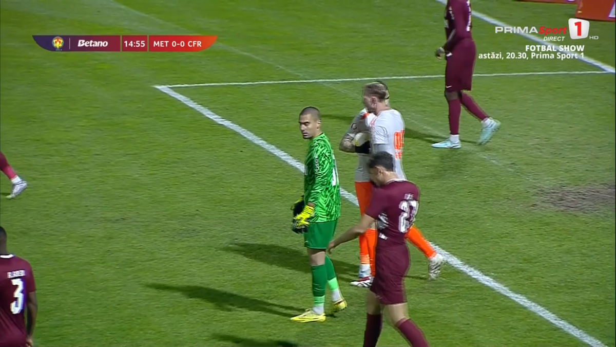 Penalty impardonabil comis de Matei Ilie în Metaloglobus - CFR Cluj