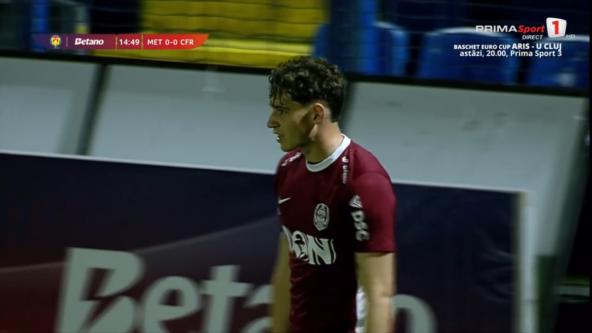 Penalty impardonabil comis de Matei Ilie în Metaloglobus - CFR Cluj