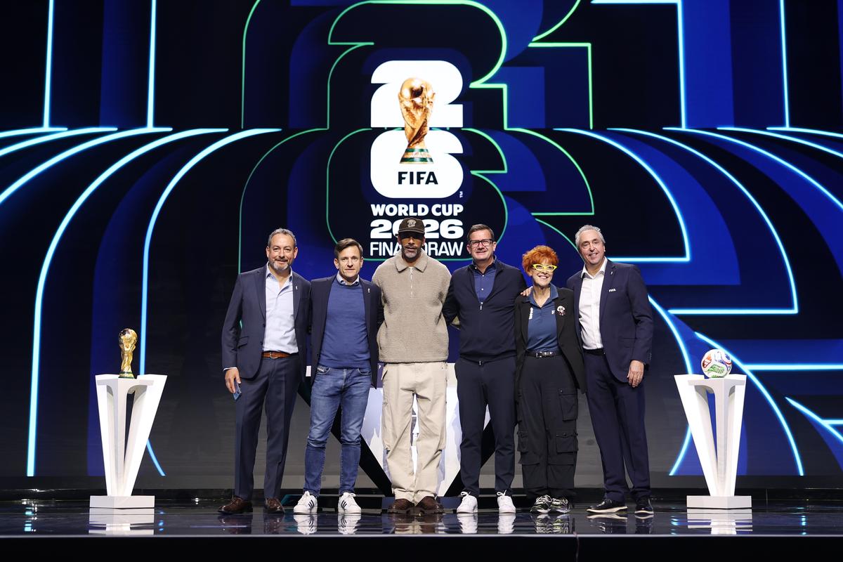 Tragerea la sorți a grupelor pentru CM 2026, simulată // foto: FIFA