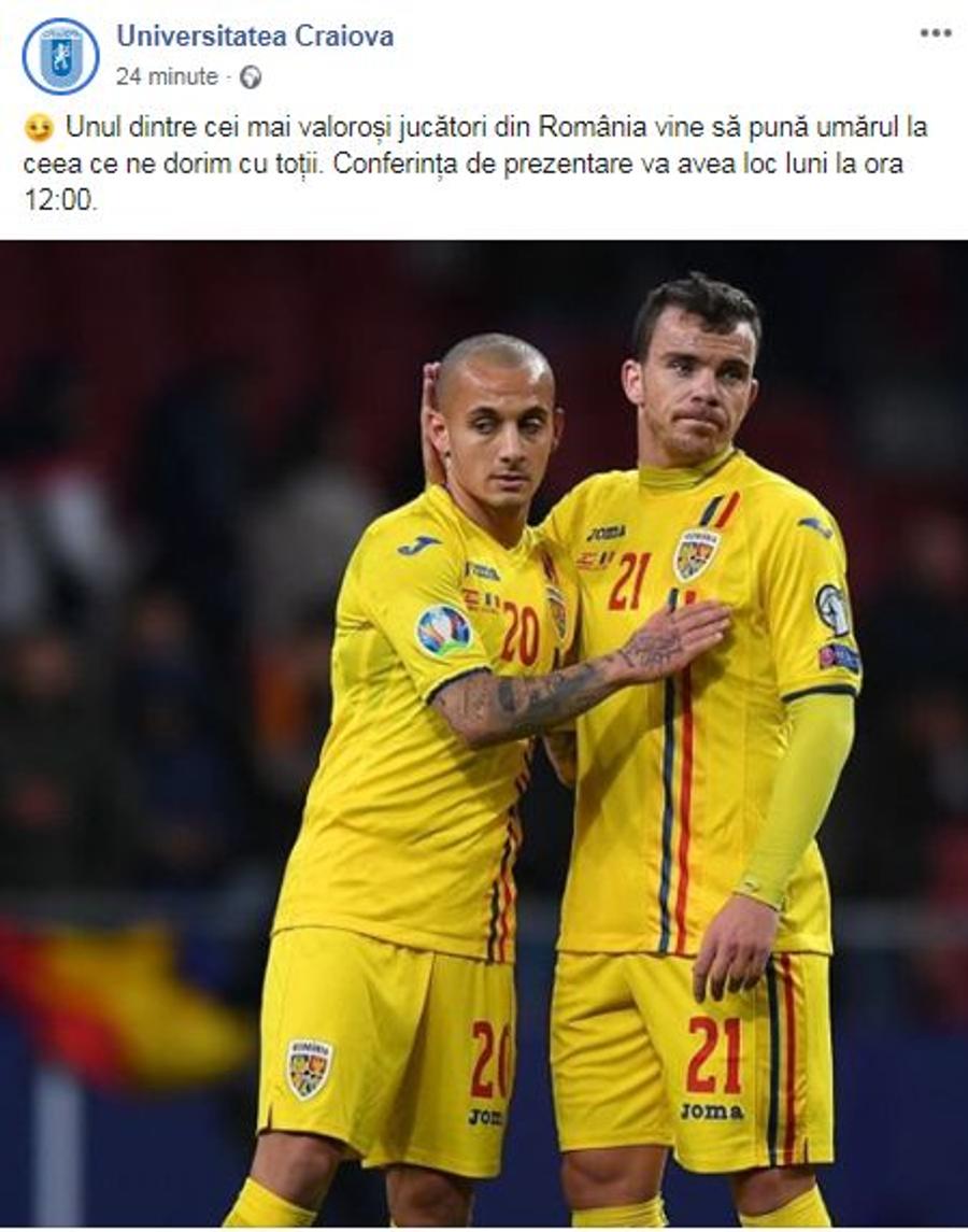 DAN NISTOR LA CRAIOVA // OFICIAL Dan Nistor a fost anunțat la Craiova! Când va fi prezentat
