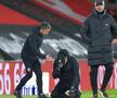 Ralph Hasenhüttl, în genunchi lângă Jurgen Klopp // FOTO: Imago