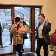 Simona Halep, în vizită la Valea Doftanei. Sursă foto:facebook.com/lucianvileford.costea