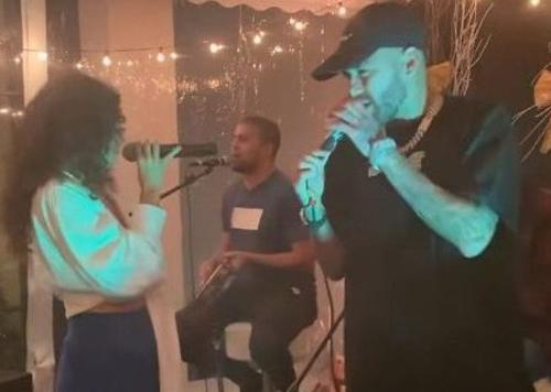 Neymar, decarul naționalei Braziliei, la petrecere, foto: captura video