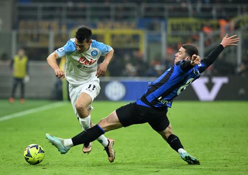 Napoli a pierdut meciul cu Inter, scor 0-1 FOTO: IMAGO