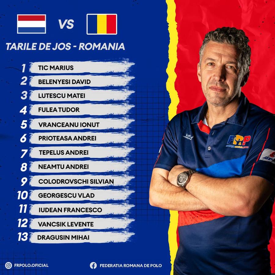 România a produs surpriza în primul meci de la Campionatul European de polo masculin