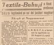 Textila Buhuși, lăudată pentru transferurile celor doi maghiari FOTO: Captură „Sportul Popular”