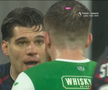 Ianis Hagi a comis un penalty în Hibernian - Rangers, foto: captură Digi Sport