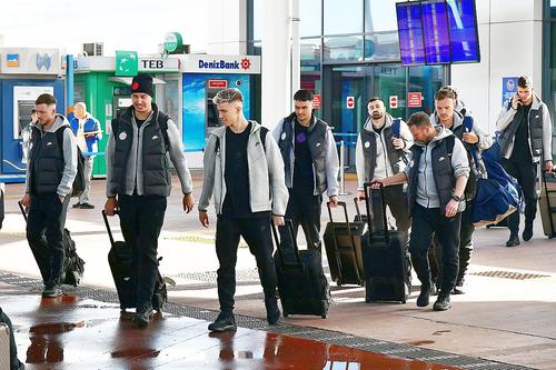 FCSB, la sosirea în Antalya // foto: Cristi Preda (GSP)