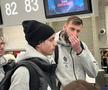 Juri Cisotti și Lukas Zima, la plecarea FCSB în Antalya. Foto: Carmen Dumitru (GSP)