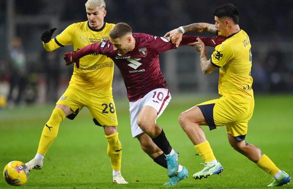 Mihăilă, cel mai activ jucător de la Parma » Ratări în meciul cu Torino