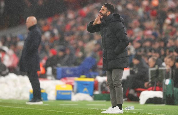 Ruben Amorim, extrem de nemulțumit după egalul cu Liverpool: „Ar trebui să fim dezamăgiți”