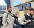 Lukas Zima, Vlad Chiriches și Udrea, la plecarea FCSB în Antalya. Foto: Carmen Dumitru (GSP)