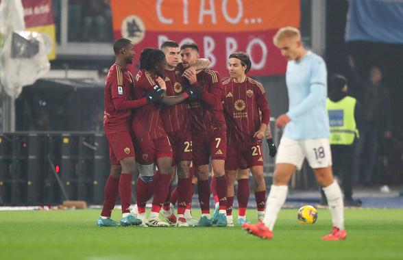 AS Roma - Lazio 2-0 » Trupa lui Claudio Ranieri a câștigat „Derby della Capitale”