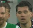 Ianis Hagi a comis un penalty în Hibernian - Rangers, foto: captură Digi Sport