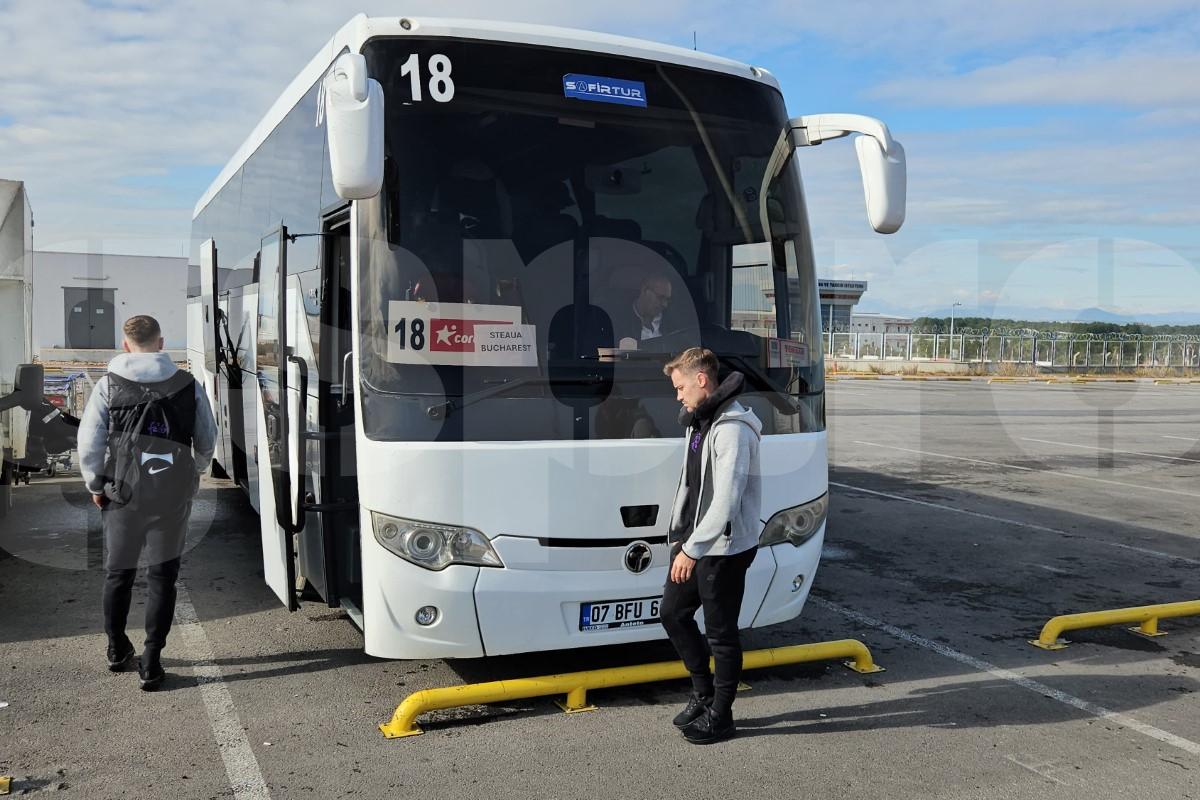 Sosire FCSB in Antalya