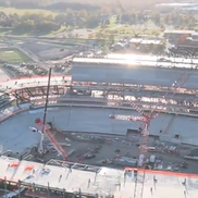 Șantierul noului stadion al lui Buffalo Bills în noiembrie 2024