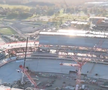 Șantierul noului stadion al lui Buffalo Bills în noiembrie 2024