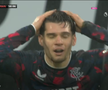 Ianis Hagi a comis un penalty în Hibernian - Rangers, foto: captură Digi Sport