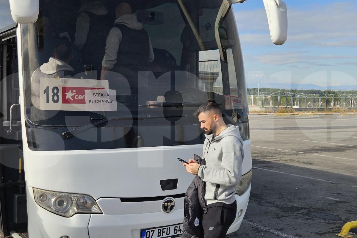 Sosire FCSB in Antalya