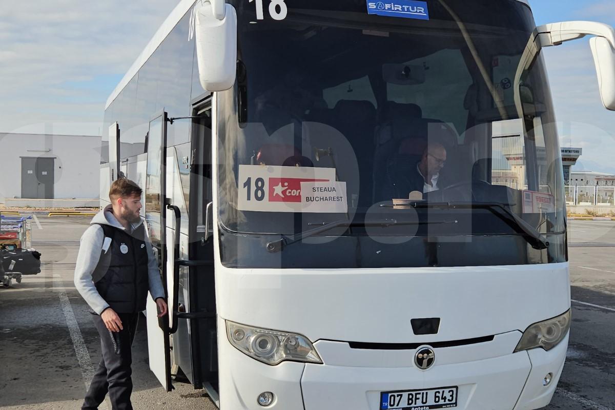 Sosire FCSB in Antalya