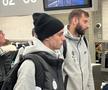 Juri Cisotti și Lukas Zima, la plecarea FCSB în Antalya. Foto: Carmen Dumitru (GSP)