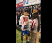 Imagini emoționante după meciul Barcelonei » Fotbalistul și-a cerut iubita în căsătorie pe teren