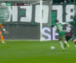 Ianis Hagi a comis un penalty în Hibernian - Rangers, foto: captură Digi Sport