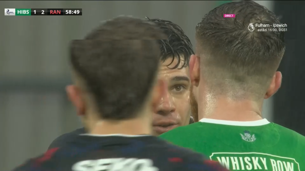 Ianis Hagi a comis un penalty în Hibernian - Rangers