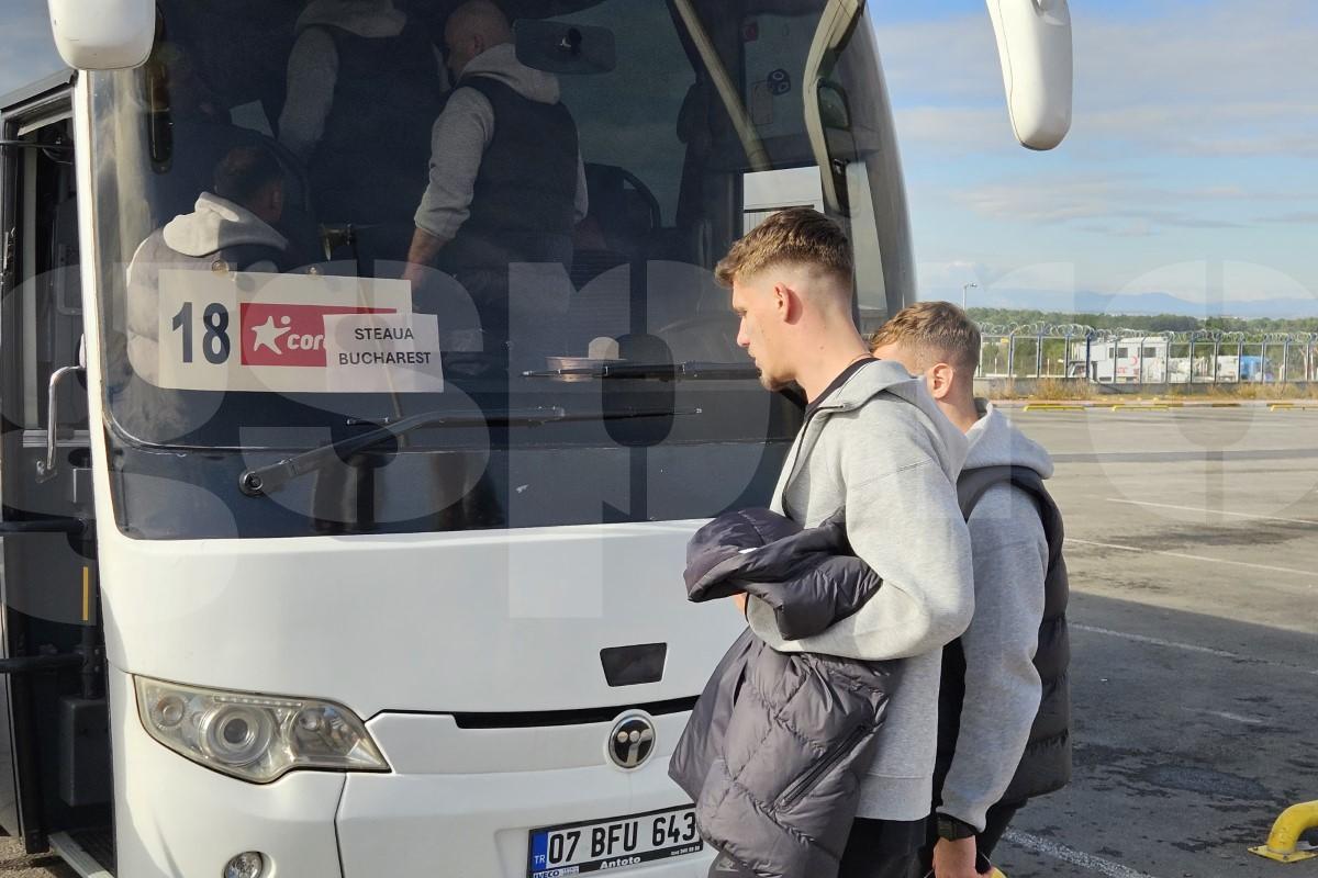 Sosire FCSB in Antalya