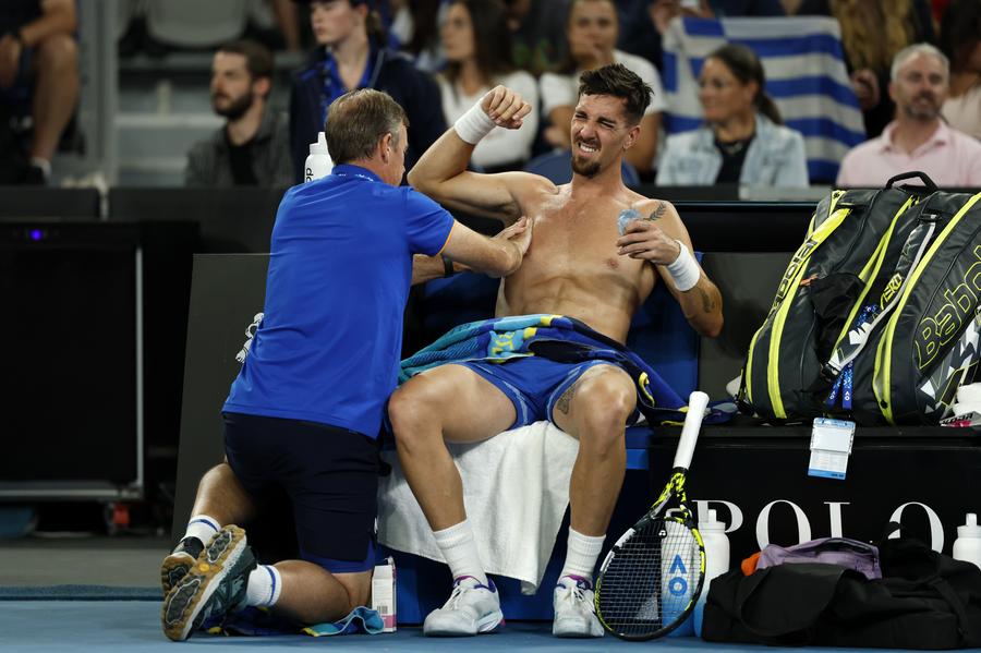 Thanasi Kokkinakis, 29 de ani și număr 450 ATP, foto: Guliver/gettyimages „Practic, mi-au tăiat jumătate din pectoral” » Un campion de la Australian Open revine după o operație-monstru: „Am în braț tendonul lui Ahile de la o persoană decedată”