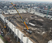Prinde contur » Imagini la zi cu primul stadion din România care se va inaugura în 2026
