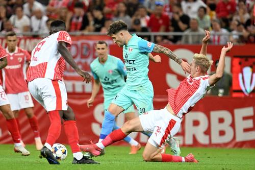 Marionis Tzionis, în Dinamo - UTA Arad // foto: Imago Images