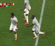 Ngezana a resimțit dureri la glezna dreaptă