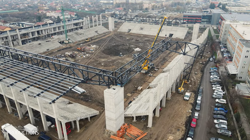 Stadionul „Eroii Timișoarei”, decembrie 2025 // foto: capturi YouTube