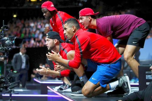 Thanasi Kokkinakis, în spatele lui Nick Kyrgios, foto: Guliver/gettyimages